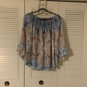 Zach and Rachel 2XL Paisley top
